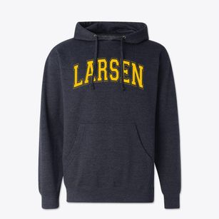 Larsen Christian Academy Varsity Arch Cotton Hoodie Sweatshirt