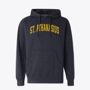 Saint Athanasius School Varsity Arch Cotton Hoodie Sweatshirt