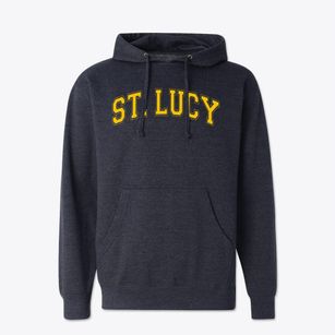 Saint Lucy Elementary School Varsity Arch Cotton Hoodie Sweatshirt