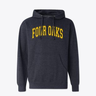 Four Oaks Middle School Varsity Arch Cotton Hoodie Sweatshirt