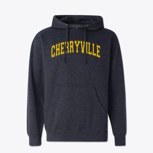 Cherryville Elementary School Varsity Arch Cotton Hoodie Sweatshirt