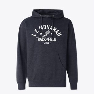 L E Monahan Elementary School Track and Field Cotton Hoodie Sweatshirt