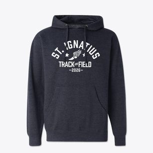 St Ignatius Of Loyola Parish Track and Field Cotton Hoodie Sweatshirt