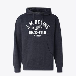 J M Bevins Elementary School Track and Field Cotton Hoodie Sweatshirt