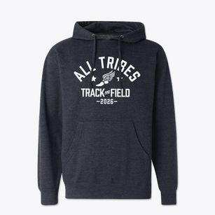 All Tribes American Indian Charter School Track and Field Cotton Hoodie Sweatshirt