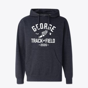 George Community School Track and Field Cotton Hoodie Sweatshirt