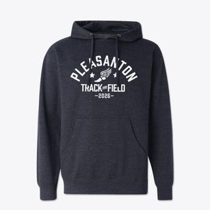 Pleasanton Elementary School Track and Field Cotton Hoodie Sweatshirt