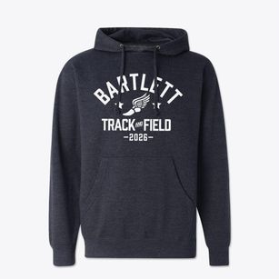 Bartlett High School Track and Field Cotton Hoodie Sweatshirt