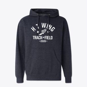 H T Wing Elementary School Track and Field Cotton Hoodie Sweatshirt