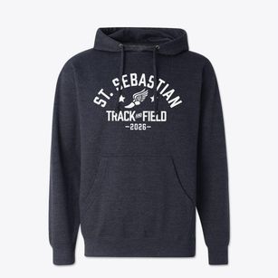 Saint Sebastian School Track and Field Cotton Hoodie Sweatshirt