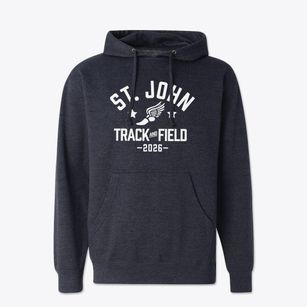 Saint John The Baptist School Track and Field Cotton Hoodie Sweatshirt