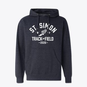 Saint Simon The Apostle School Track and Field Cotton Hoodie Sweatshirt