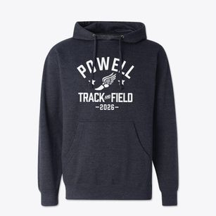 Powell Elementary School Track and Field Cotton Hoodie Sweatshirt