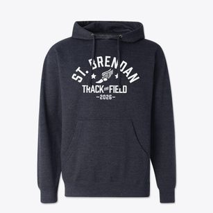 St Brendan Parish Track and Field Cotton Hoodie Sweatshirt