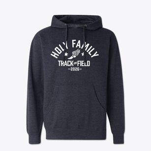 Holy Family School Track and Field Cotton Hoodie Sweatshirt