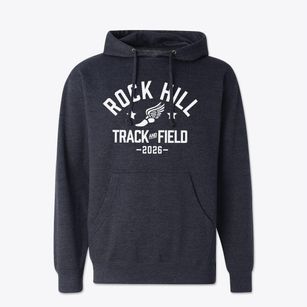 Rock Hill School District Track and Field Cotton Hoodie Sweatshirt