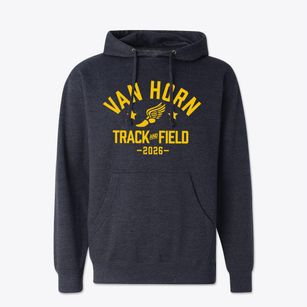 Van Horn Junior High School Track and Field Cotton Hoodie Sweatshirt