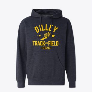 Dilley Elementary School Track and Field Cotton Hoodie Sweatshirt