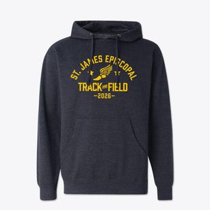 St James Episcopal School Track and Field Cotton Hoodie Sweatshirt