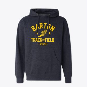 Barton Elementary School Track and Field Cotton Hoodie Sweatshirt