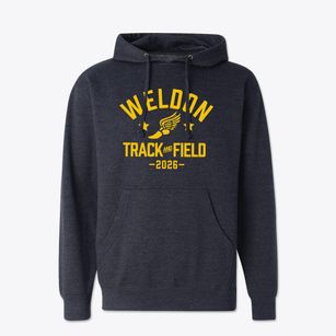 Weldon Intermediate School Track and Field Cotton Hoodie Sweatshirt