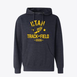 Utah School For The Deaf & The Blind Track and Field Cotton Hoodie Sweatshirt