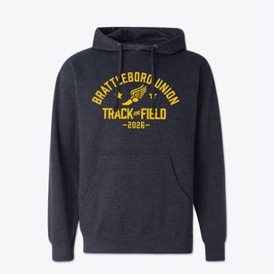 Brattleboro Union High School Track and Field Cotton Hoodie Sweatshirt