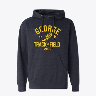 George Elementary School Track and Field Cotton Hoodie Sweatshirt