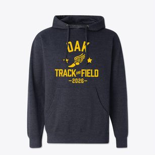 Oak Grove Elementary Center Track and Field Cotton Hoodie Sweatshirt