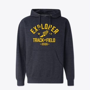 Explorer Junior High School Track and Field Cotton Hoodie Sweatshirt