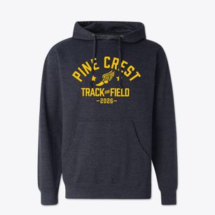 Pine Crest Elementary School Track and Field Cotton Hoodie Sweatshirt