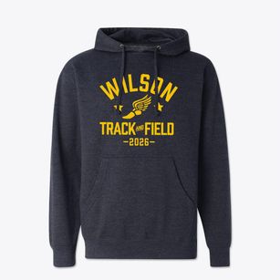 Wilson Middle School Track and Field Cotton Hoodie Sweatshirt