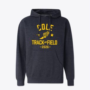 Cole Elementary School Track and Field Cotton Hoodie Sweatshirt