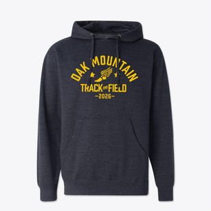 Oak Mountain Middle School Track and Field Cotton Hoodie Sweatshirt