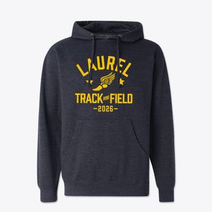 Laurel Elementary School Track and Field Cotton Hoodie Sweatshirt