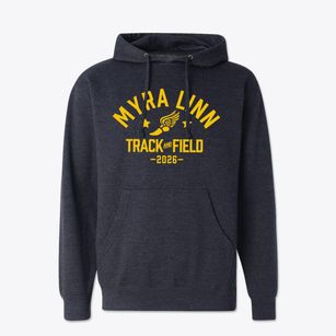 Myra Linn Elementary School Track and Field Cotton Hoodie Sweatshirt
