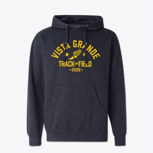 Vista Grande Elementary School Track and Field Cotton Hoodie Sweatshirt