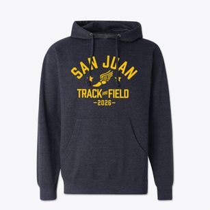 San Juan Basin Technical School Track and Field Cotton Hoodie Sweatshirt