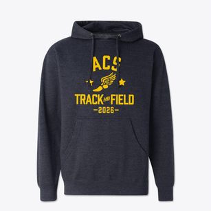 Academy Of Charter School Track and Field Cotton Hoodie Sweatshirt
