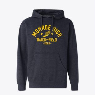 Monroe Catholic High Track and Field Cotton Hoodie Sweatshirt