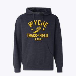 Wyche Elementary School Track and Field Cotton Hoodie Sweatshirt