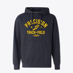 Precision Academy System Charter School Track and Field Cotton Hoodie Sweatshirt