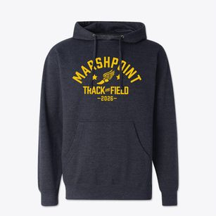 Marshpoint Elementary School Track and Field Cotton Hoodie Sweatshirt