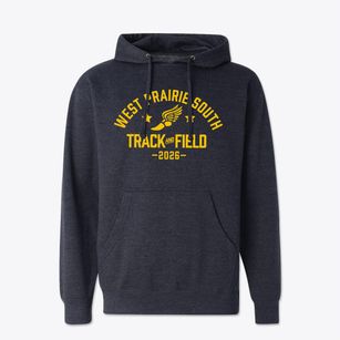 West Prairie South Elementary School Track and Field Cotton Hoodie Sweatshirt