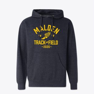 Malden Community Consolated Grade School Track and Field Cotton Hoodie Sweatshirt