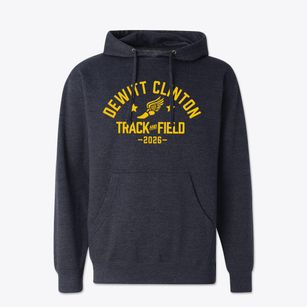 Dewitt Clinton Elementary School Track and Field Cotton Hoodie Sweatshirt