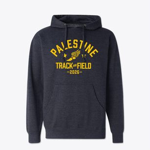 Palestine Grade School Track and Field Cotton Hoodie Sweatshirt