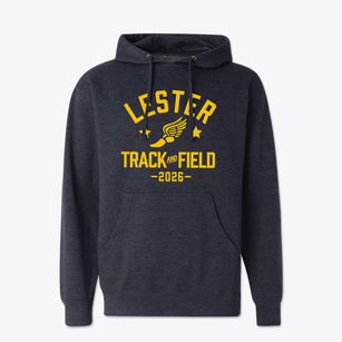 Lester Elementary School Track and Field Cotton Hoodie Sweatshirt