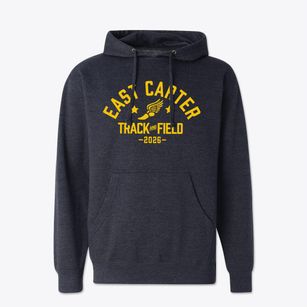 East Carter Middle School Track and Field Cotton Hoodie Sweatshirt