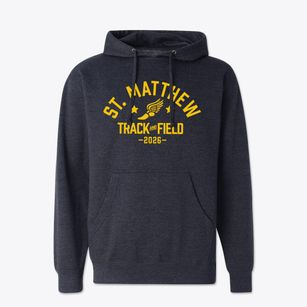 Saint Matthew The Apostle School Track and Field Cotton Hoodie Sweatshirt
